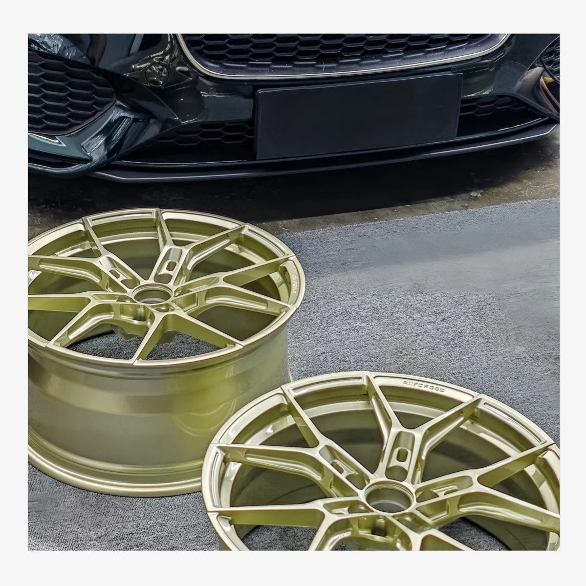 XinLai Custom Deep Concave 17 18 19 20 21 22 5x114.3 5x120 5x112 Forged Wheels Passenger Car Wheels for R8 RS3 RS4 RS5 RS6 RS7 - Image 1