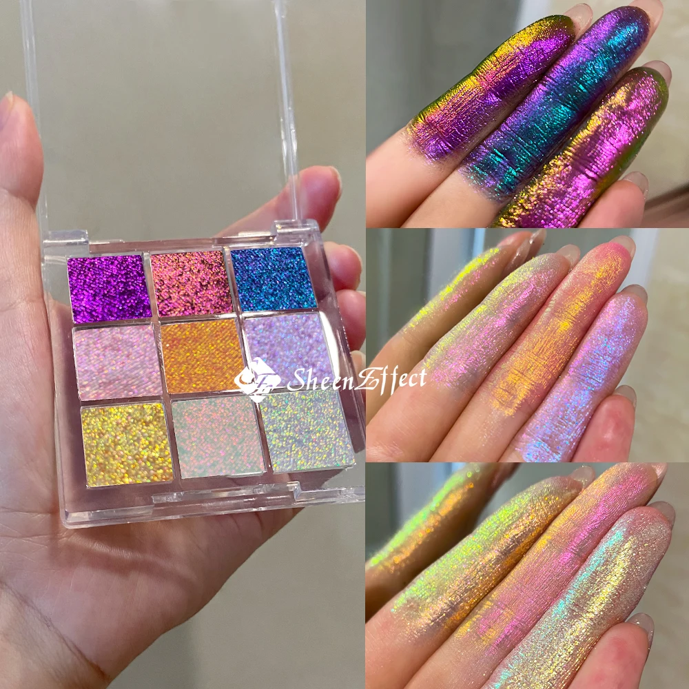 Makeup In Bulk Long Lasting Multichrome Eyeshadow High Pigment Shimmer Pressed Eyeshadow Best