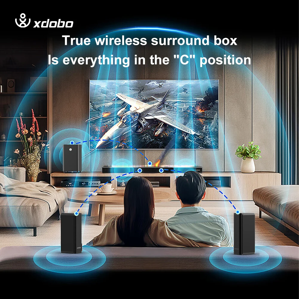 Xdobo 7.1.4 Dolby Atmos Wireless Soundbar & Subwoofer
