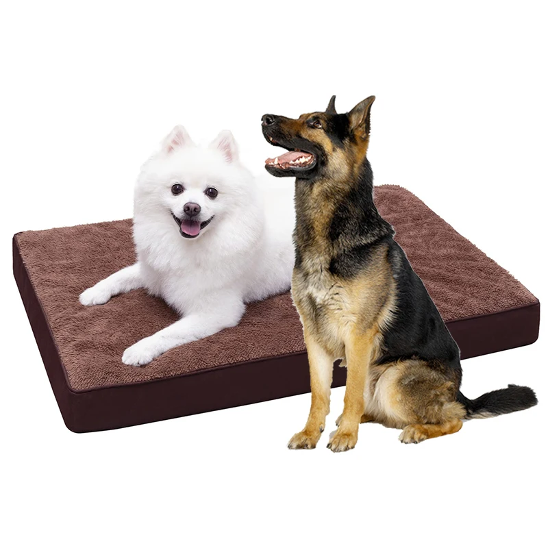 perro removable cover calming soft waterproof fluffy memory foam orthopedic cat pet cushion dog crate bed