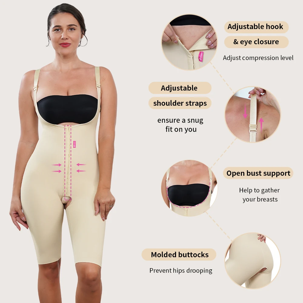 S-SHAPER Faja Post Parto Reloj De Sable 4 Shaper Girdles Corset Colombien Compression Chirurgicale Faha Shapewear