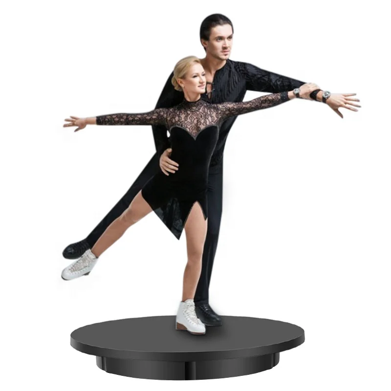 60cm Turntable 360 Display Spinner Motorized Rotating Display Stand 360 Turntable Max Load 100kg
