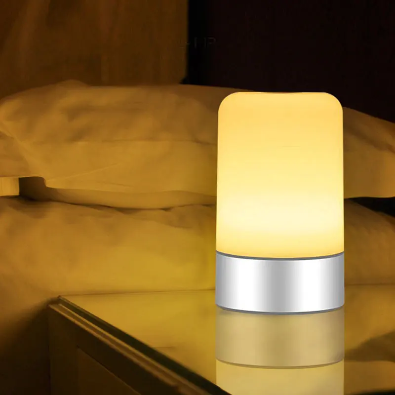 2020 Amazon High Rating Dimmable Smart LED Warm Night Light Bedside Table Lamp