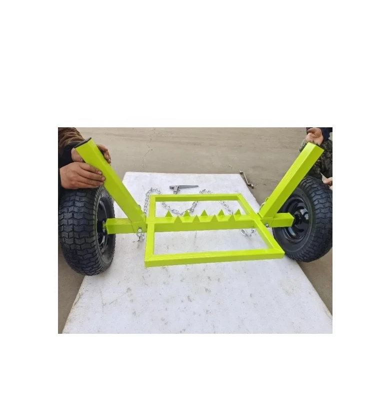 ATV Log Hauler Log Tools Trailer Cart Log Loader Hauler Hand Operated Winch  Skidding Arch for Farm Working Forestry Tool Cart