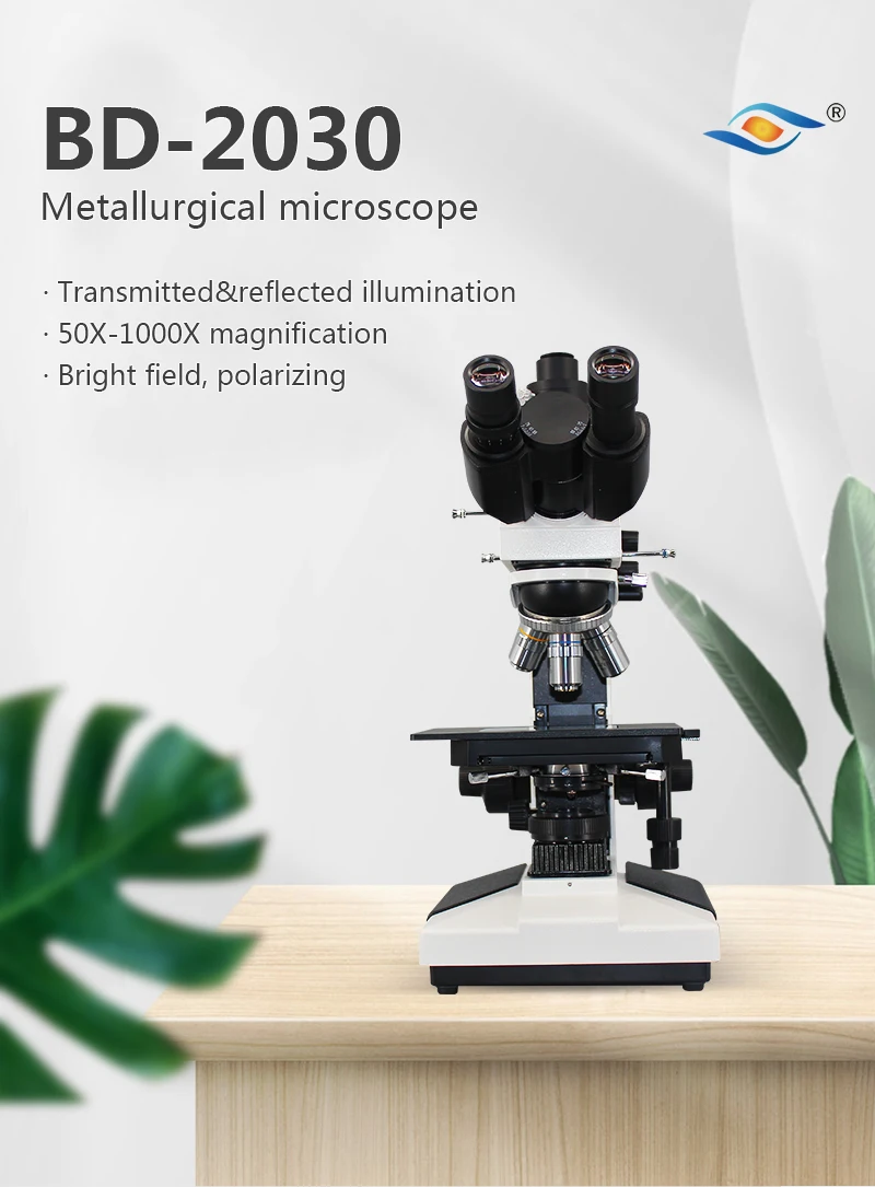 Boshida BD-2030 Microscope - 50X-1000X Polarizing Microscope