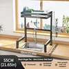 Black*55cm*1-tier Rack Only