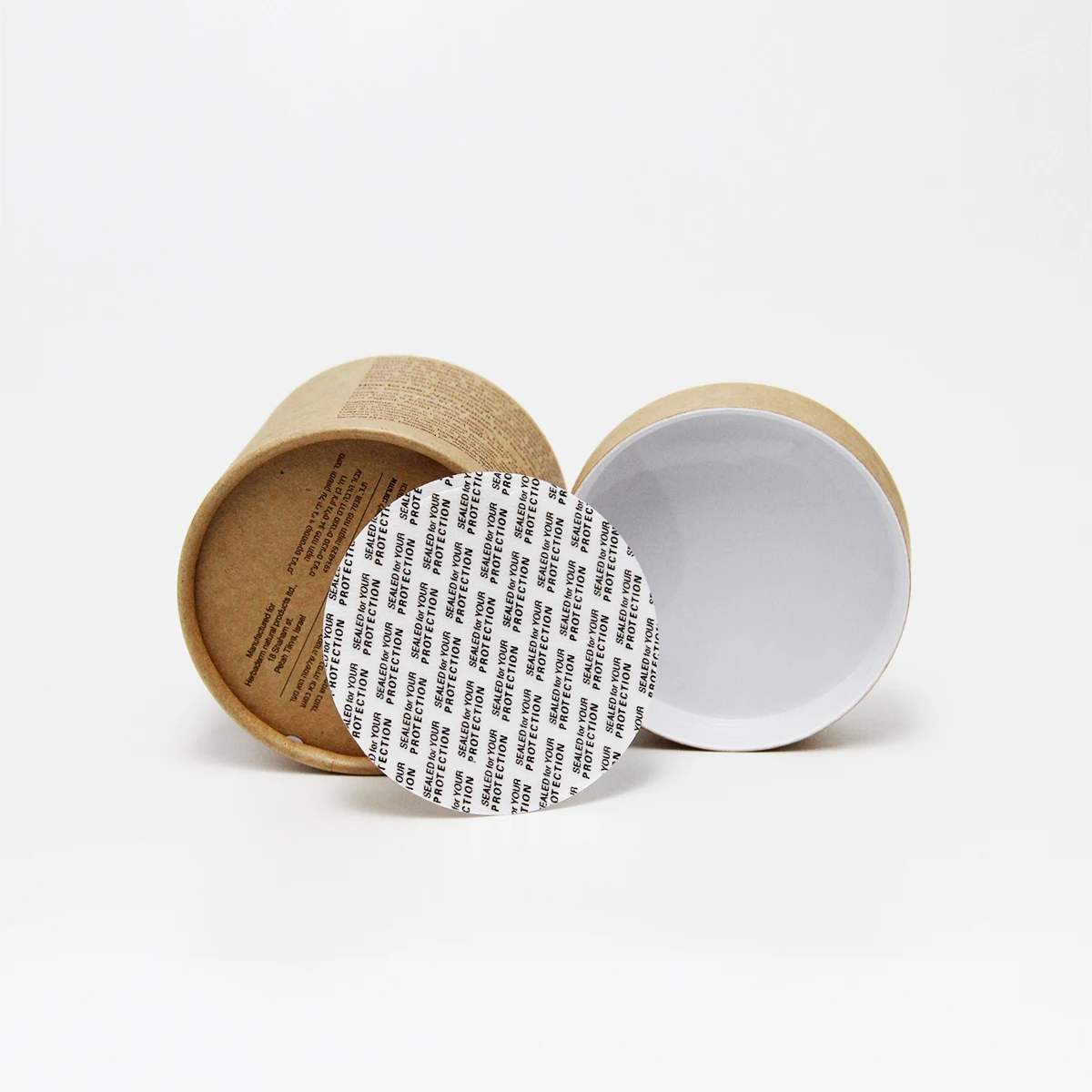 Body Butter Cosmetic Cream Jar Paper Packaging Tube Screw Lid Paper Tube