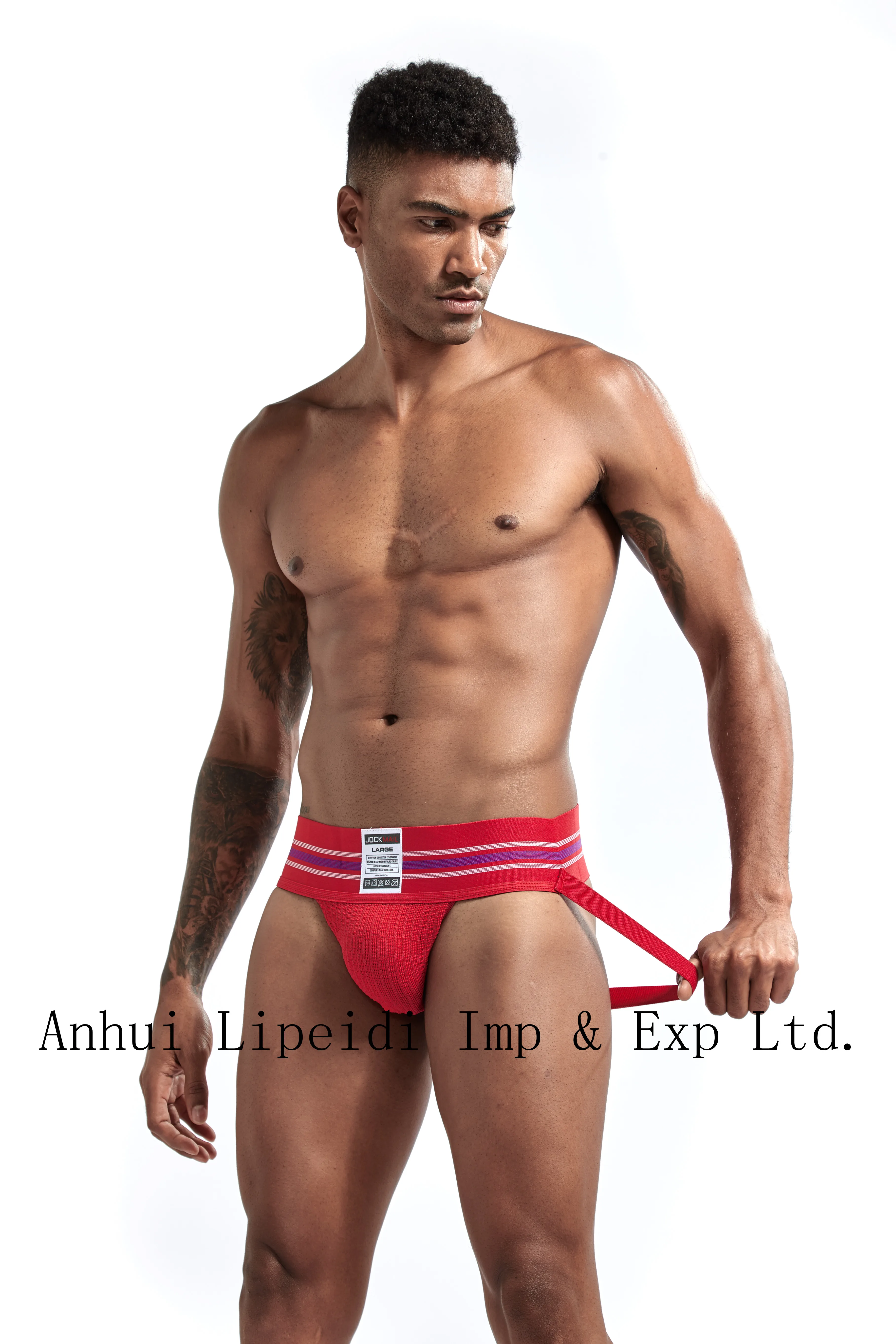 Design Your Own Logo European Man Fashion Strip Show Underwear High Stretch Nylon Boxer Briefs