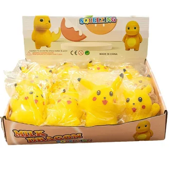 New Hot Sale Pokemon Office Coping With Stress Small Toy Pinch Music,pikachu Loopy Style