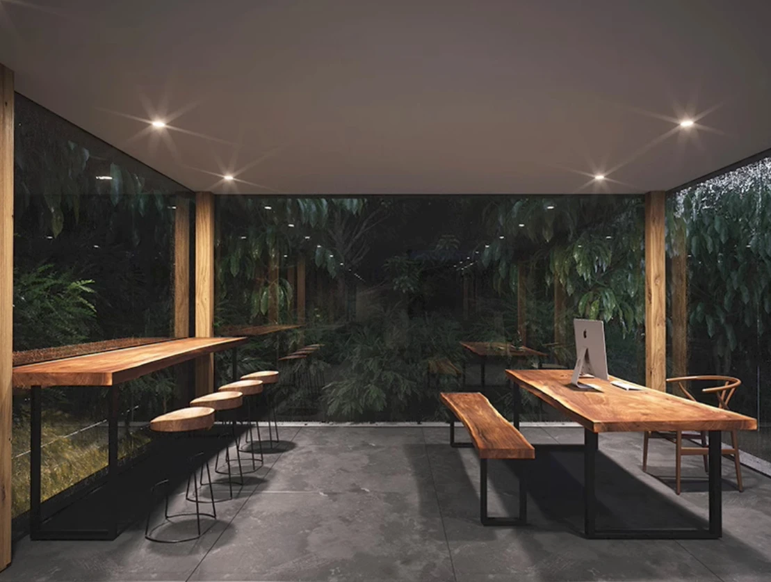 Современная коммерческая мебель, деревянная Верхняя часть с металлическими ножками, длинная кухня, обеденный Ресторан, деревянный высокий барный стол