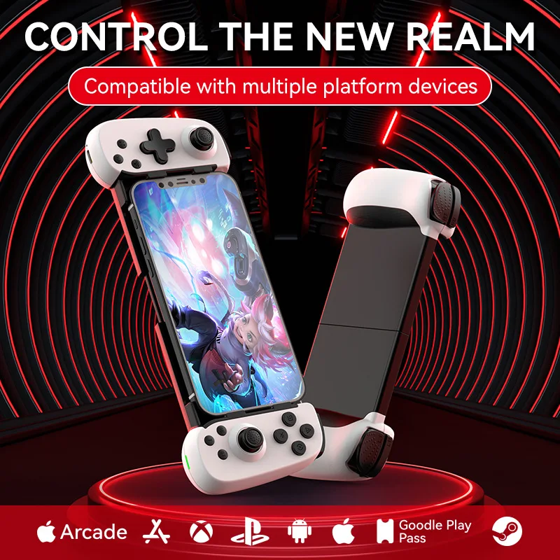 BT D6 Wireless Stretch Handle Controller Gamepad for Android and IOS Game Handle Manette for PC Joystick