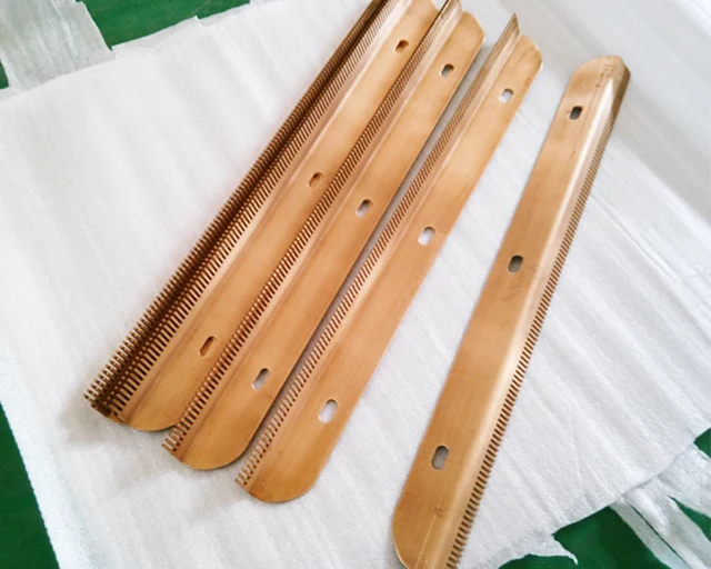Custom Made for Fuji CNC Machined Copper Ramen Noodle Scraper Comb for Buldak Ramen Noodle Maker 4