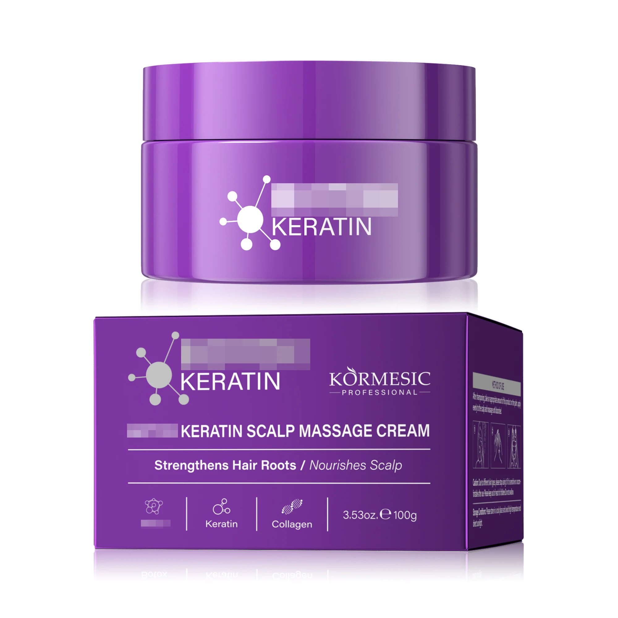KORMESIC 100g Wholesale Strengthens Hair Roots Keratin Nourishing Scalp Massage Cream