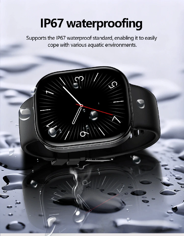 Smartwatch Ip68 Mit Herzfrequenzmessung Und Fitness Tracker_voghion.com
