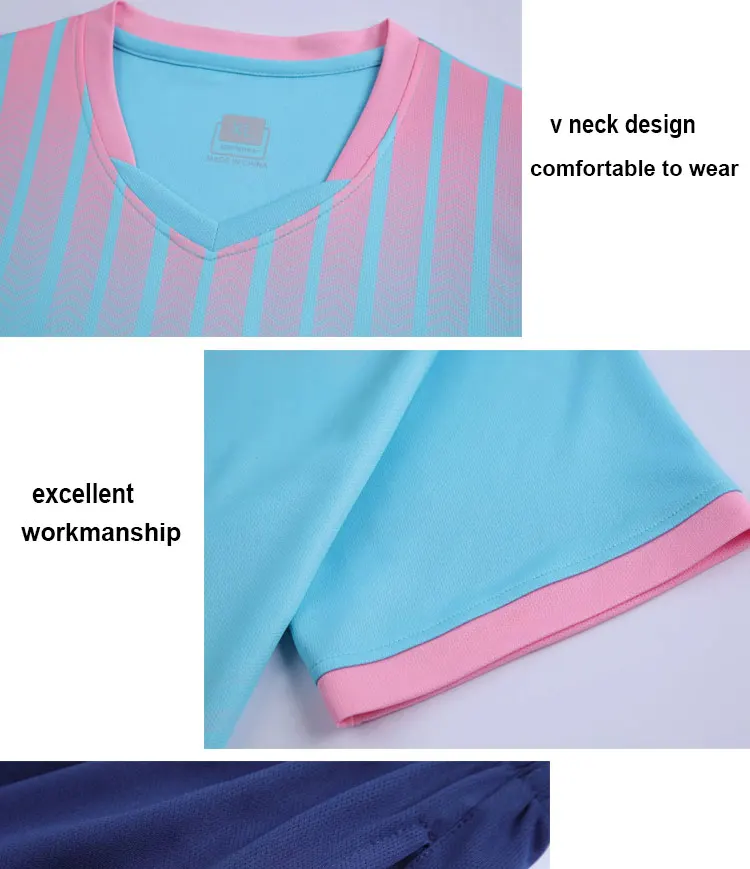 Custom Designs Plain Thailand Quality Football Uniform Maker