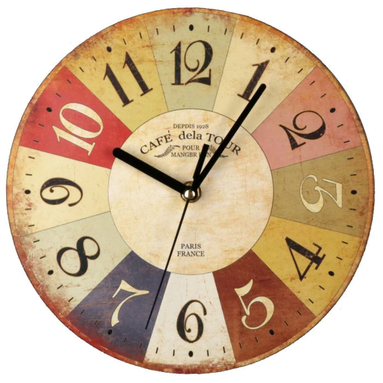 Reloj de pared nórdico Retro, decoración del hogar, creativo y