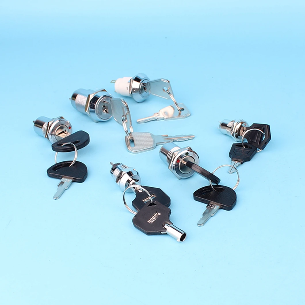 High Security Tubular Round Key Lock Set Barrel Locks for Gacha Vending Machine