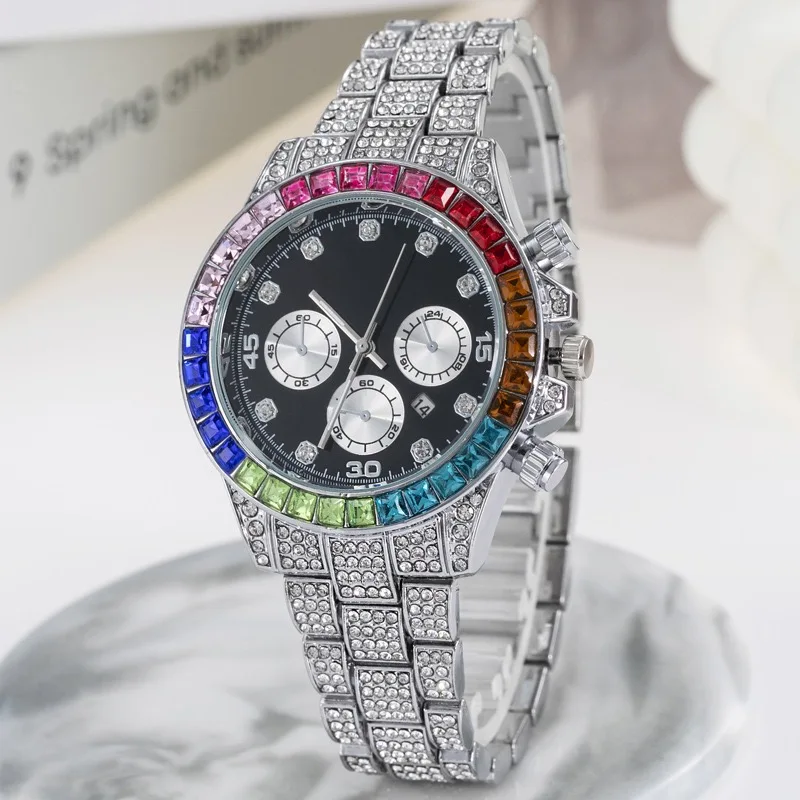 Luxury Fashion Iced Out Bling Bling Dial Watch Band Watch Stylish Watch in  Bulk Buy Wholesale