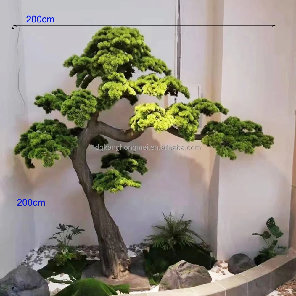 Artificial Plant Yew Podocarpus Big Tree Simulation Yacca Bonsai Pine