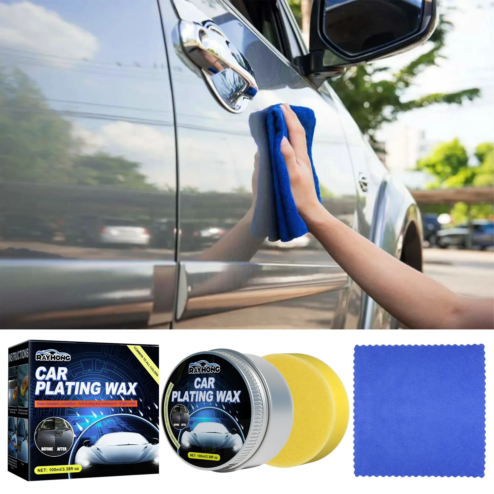 Rayhong Crystal Wax Wear-resistant Car Crystal Wax Coating Protective ...