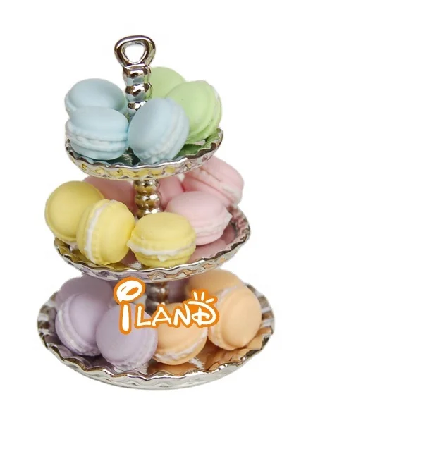 1:12 Dollhouse Accessories Food Dessert Tea Time Snack French Macaron ...