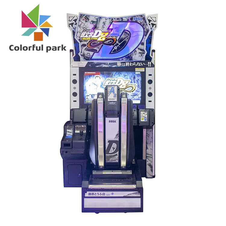 Initial D8 Simulator Driving Arcade Game Machine Smart Card Reader Coin Operated Car Racing Game Machine
