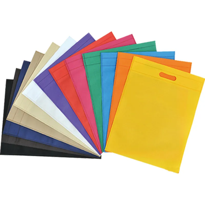 Professional Eco-Friendly Non-Woven Fabric Flat Bag Recyclable Waterproof Shopping Handled Nylon Polyester Jute PVC Travel Cheap