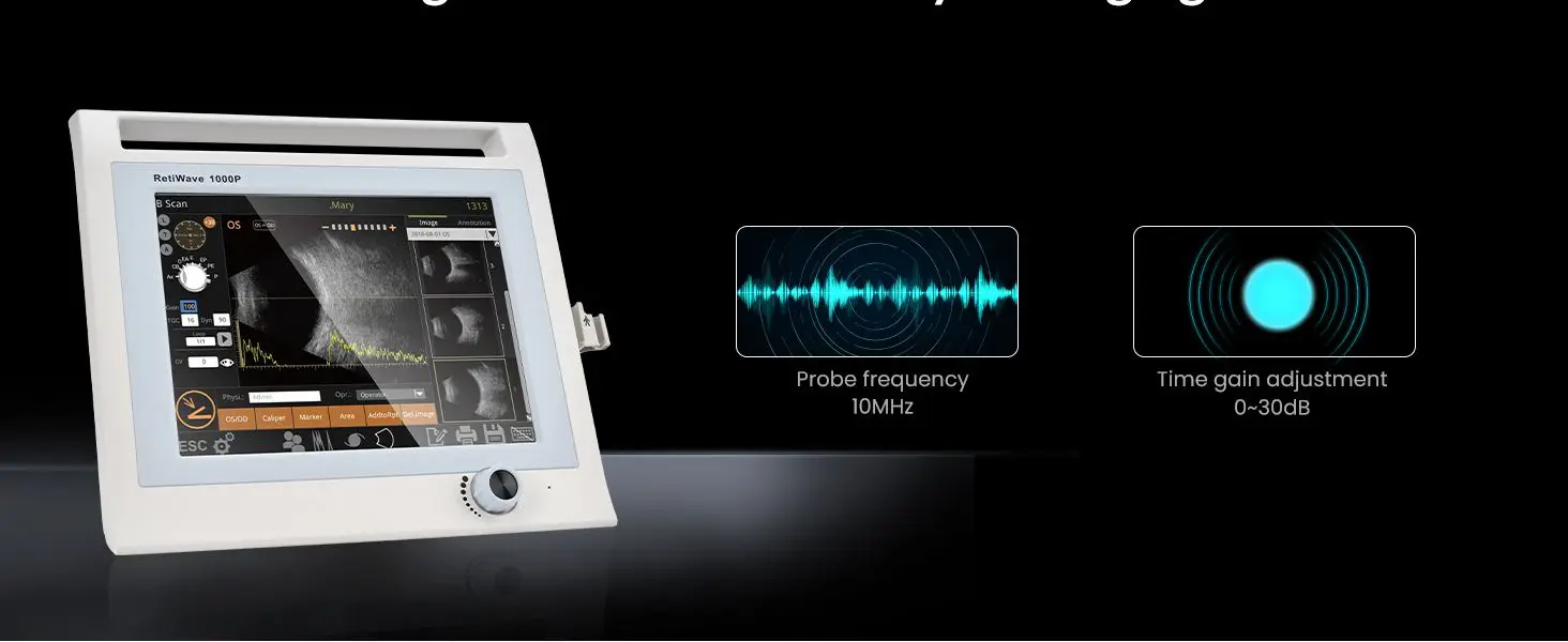 Ophthalmology A/B Scan Retiwave RW-1000 China Eye Examination Ultrasound Machine Ophthalmic Ab Scan