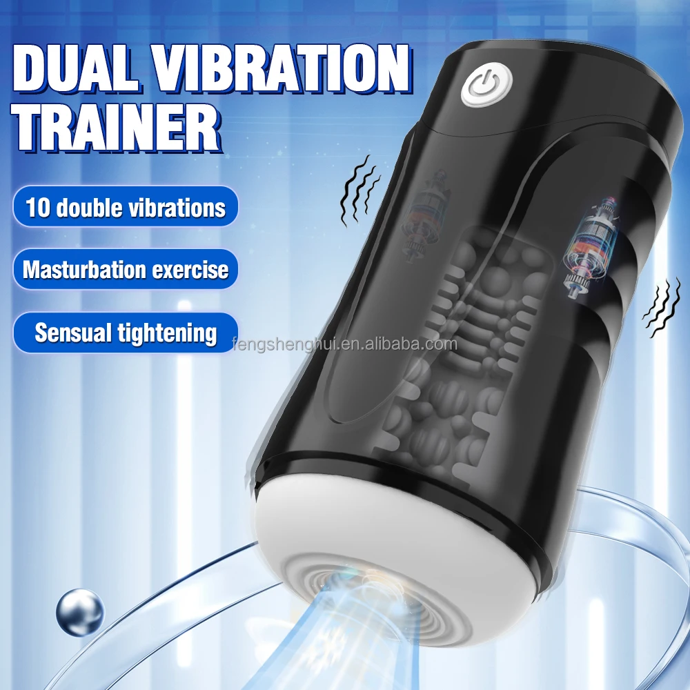 Automatic Men's Masturbator Blowmotion Vibrating TPE Waterproof IPX5  Realistic Vaginal Masturbation Tool Adult Sex Toy