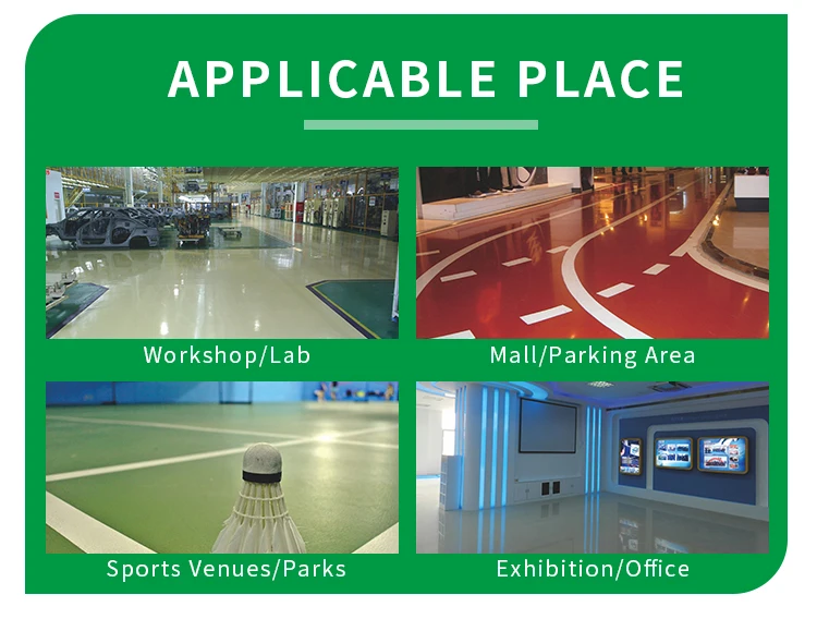 Salux Epoxy Resin Selfleveling Floor Paint Color Water Based Epoxy