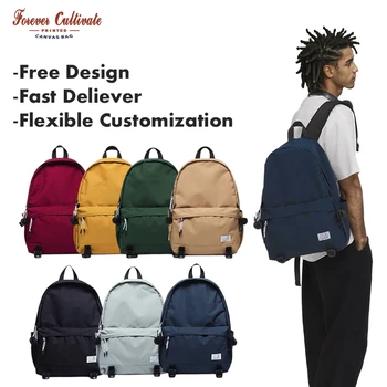 Large Capacity Waterproof Backpack for High School Students Commuters Simple Lightweight Travel Companion Zipper for Men Women