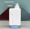 Botella de detergente para ropa vacía HDPE blanco