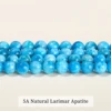 5A Natural Larima Apatite Beads