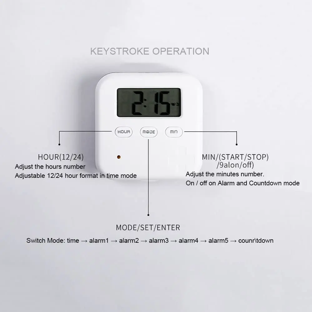 Storage Timer 7 Days Dispenser Electronic Pill Organizer with Alarm