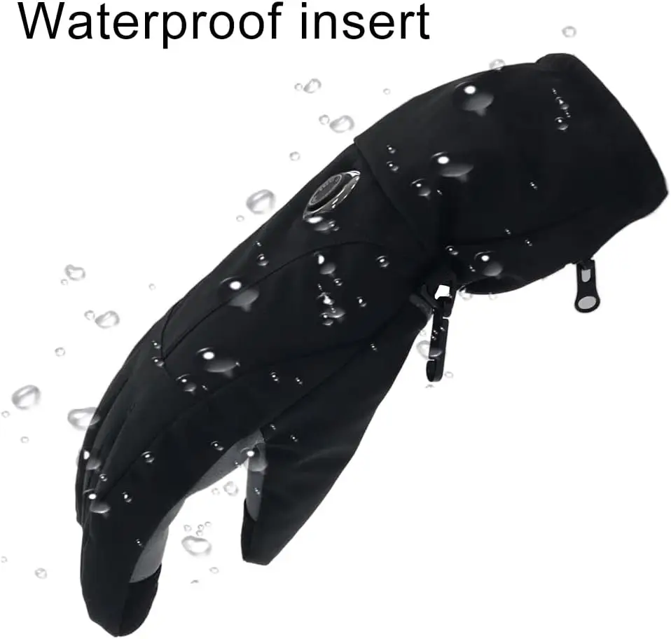 Перчатки с подогревом для женщин и мужчин перчатки от болезней Raynauds прогулок собак езды на велосипеде охоты рыбалки водонепроницаемые ветрозащитные