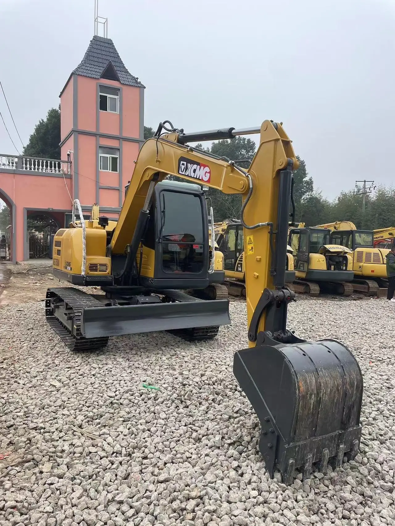 Excellent Condition Xcmg Manufactured 7 Tons Used Excavator Xe75da ...