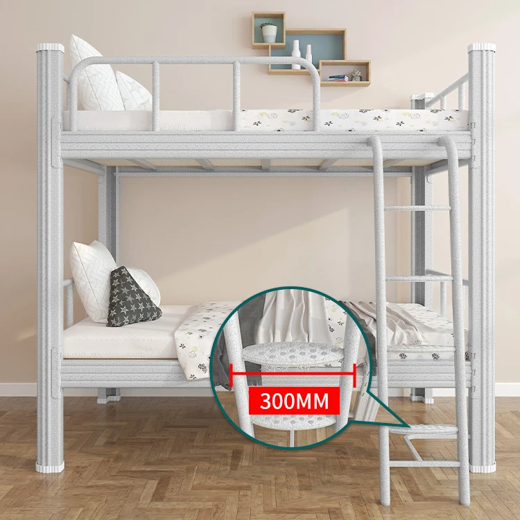 School Dormitory Students Bed For Highschool Students Metal Iron Frame