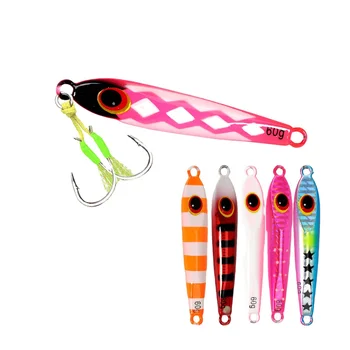 Tuolu New Slow-Shaking Iron Plate Hard Artificial Bait Noctilucent Multi-Color Lure Lead Fish Bionic Spanish Mackerel Fishing – Hard Lure – view 2