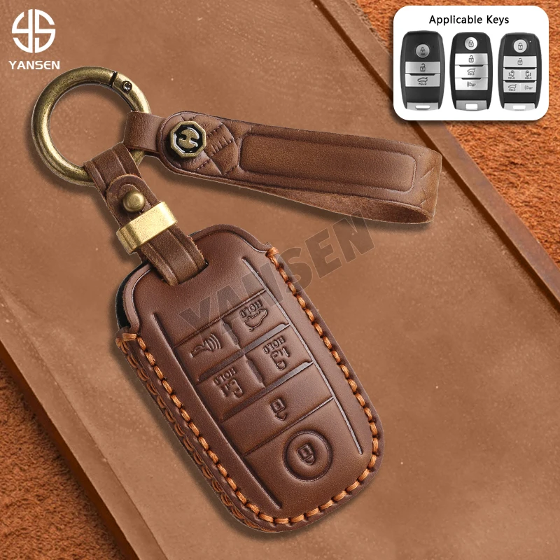 2025 Car Key Case Cover for Kia Sportage Cerato Optima K3 K5 Sorento Niro LX EX Niro S Touring 2016 Accessories