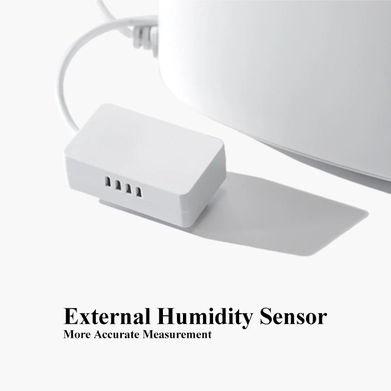 RUNAL 4L Smart Ultrasonic Air Humidifier Alexa Wifi Function App Control Cool Warm Mist Remote Control for Home Bedroom Electric