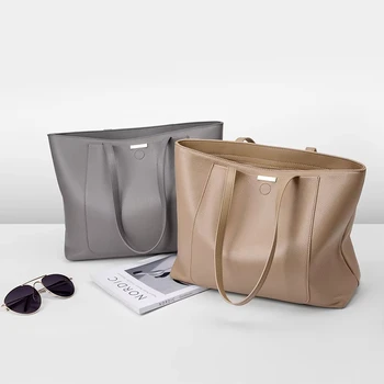 High-end, Large-capacity, Large Bag for Women, 2025 New Trendy Tote Bag, Versatile, Single-shoulder Genuine Leather Women's Bag