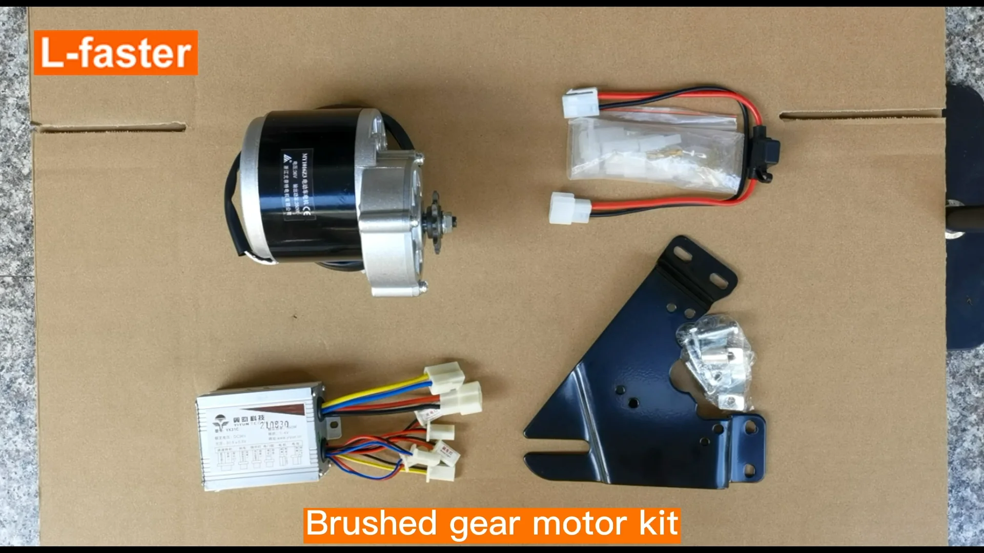 Diy 350W Electric Bike Brush Gear Motor MY1016Z Japan Kit