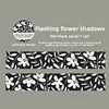 E Shimmering Flower Shadows - Black