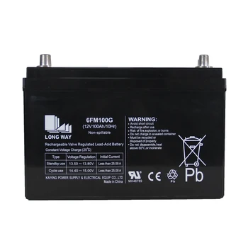 High Quality 12V1000Ah 6FM100G Large Capacity Lead Acid AGM Gel Start/Stop Batteries for Vehicles