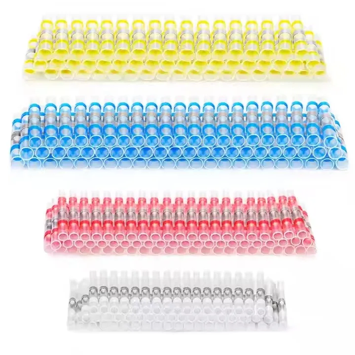 Electrical Insulated Waterproof Automotive Boat Marine Butt Heat Shrink Solder Seal Sleeve Splice Wire Connectors Terminals Kit