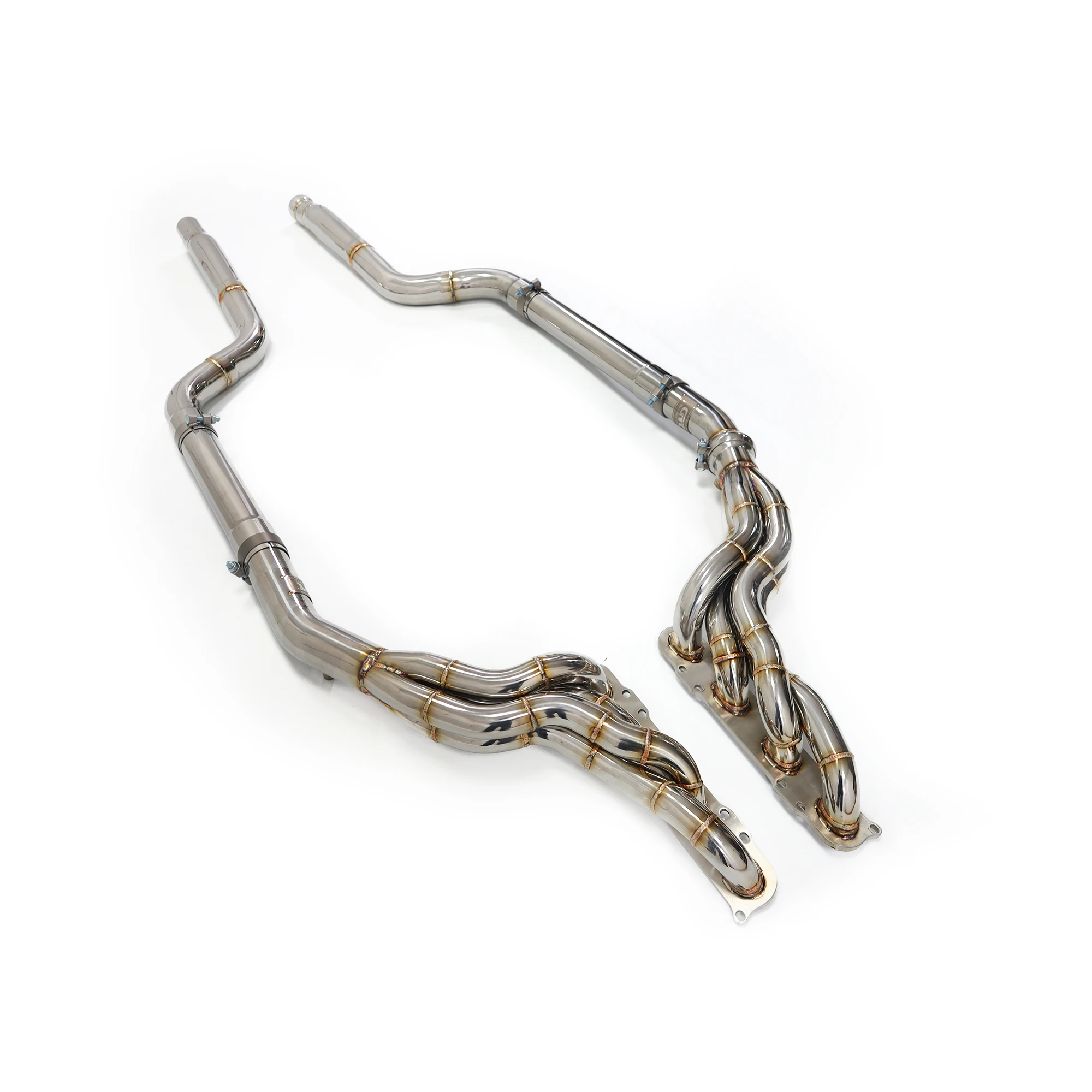 Ing C63 W204 Exhaust Stainless Steel Exhaust Downpipe Headers For Mercedes Benz C63 W204 With High