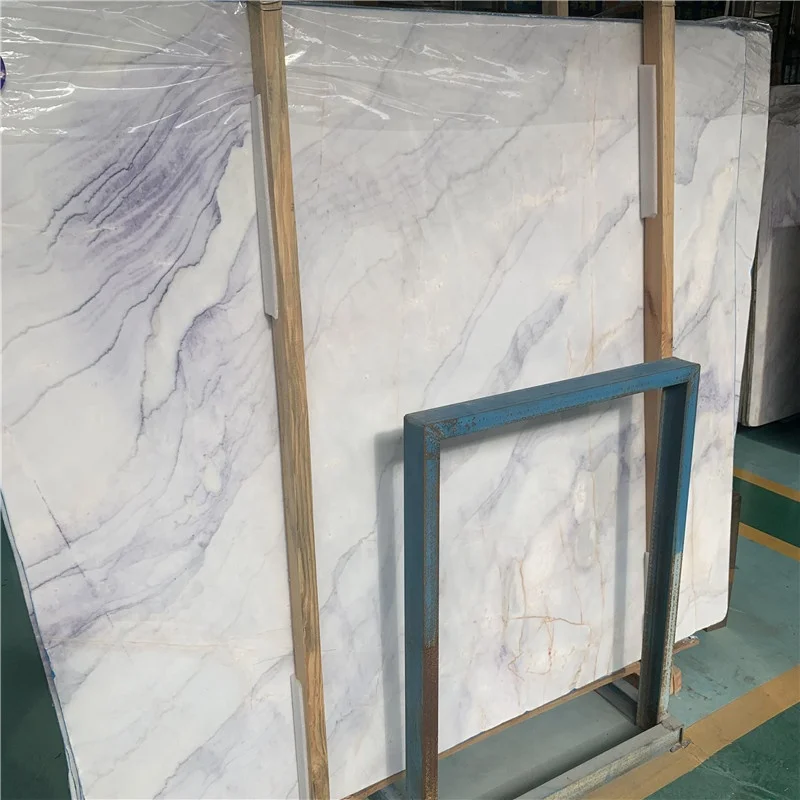 product beautiful white marble with purple veins slsb for background high quality white marble floor tiles design-3