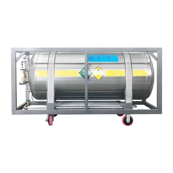 Horizontal pressure vessel dpw-499-2.1 large capacity pressure vessel with roller side moving oxygen cylinder