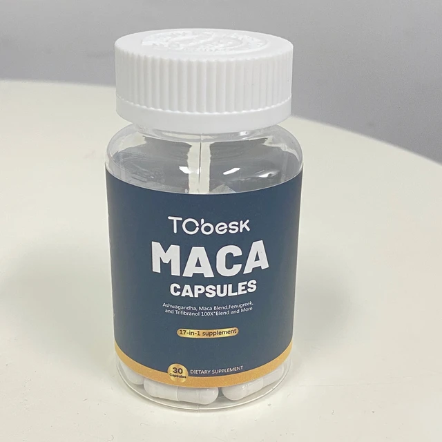 Customized Label  Energy Supplements Black Maca Root Extract Capsules From Himalayan for Boosting Vitality and Stamina
