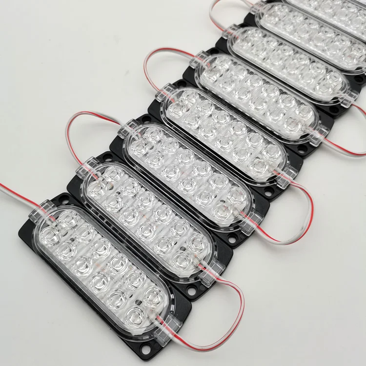 DC12V 24V 2W Double Row 12 Leds Flash Truck Car Led Flasher Module for ...
